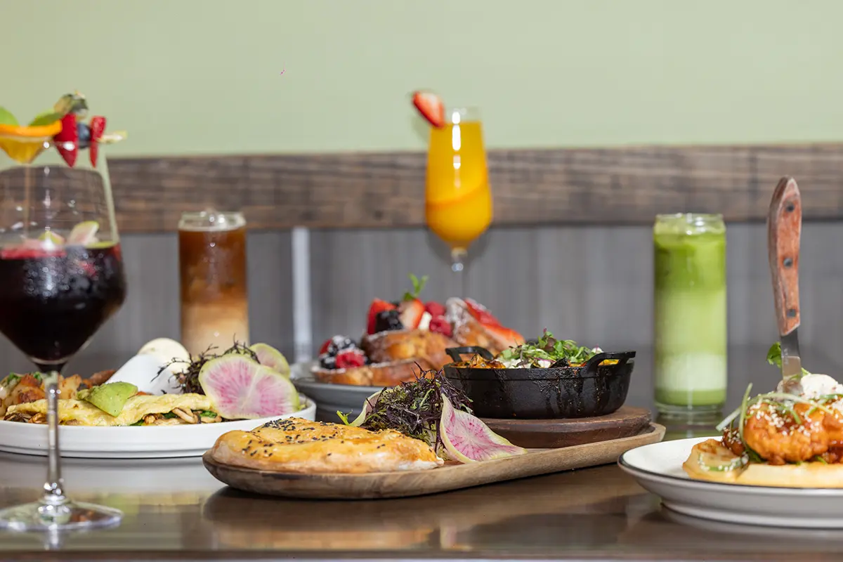 Cozy dining area with natural light at Sprout Cafe on University Avenue